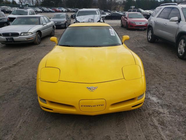 1G1YY22G135104627 - 2003 CHEVROLET CORVETTE YELLOW photo 5