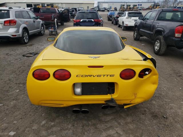 1G1YY22G135104627 - 2003 CHEVROLET CORVETTE YELLOW photo 6