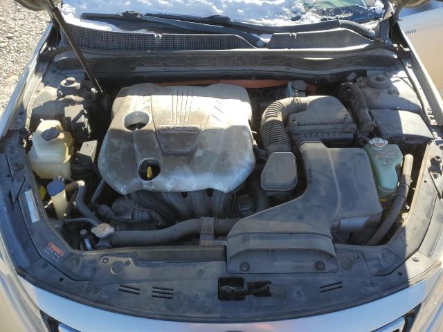 KNAGM4AD0D5039916 - 2013 KIA OPTIMA HYBRID SILVER photo 11