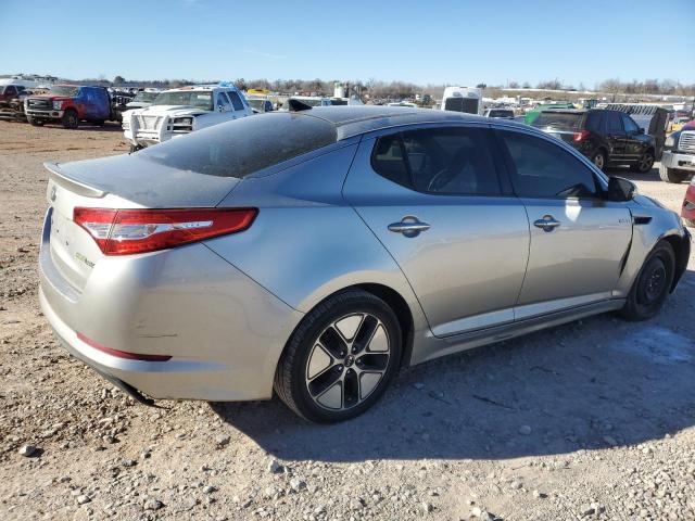 KNAGM4AD0D5039916 - 2013 KIA OPTIMA HYBRID SILVER photo 3