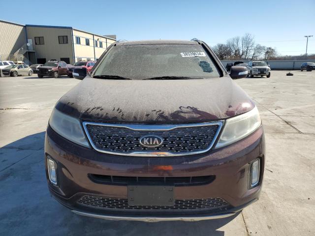 5XYKW4A7XEG447348 - 2014 KIA SORENTO SX BURGUNDY photo 5