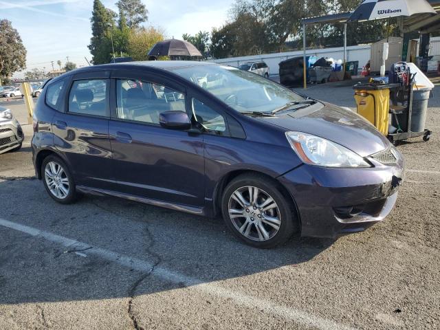 JHMGE88679S041037 - 2009 HONDA FIT SPORT BLUE photo 4