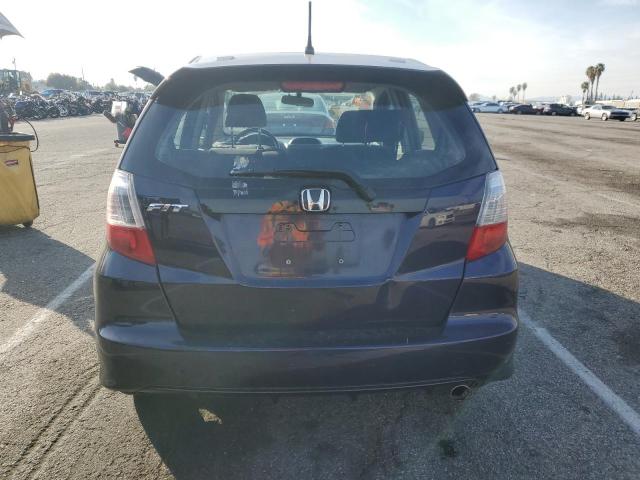 JHMGE88679S041037 - 2009 HONDA FIT SPORT BLUE photo 6