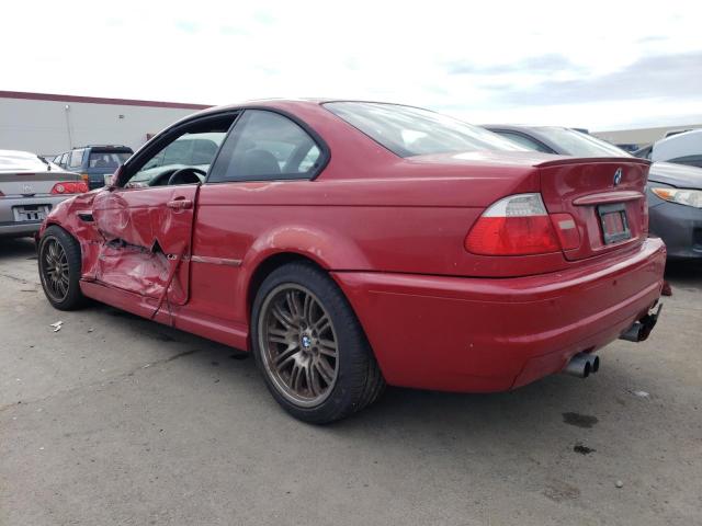 WBSBL93493JR22907 - 2003 BMW M3 RED photo 2