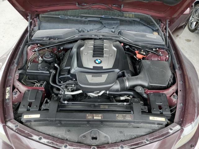 WBAEH13456CR50913 - 2006 BMW 650 I BURGUNDY photo 11