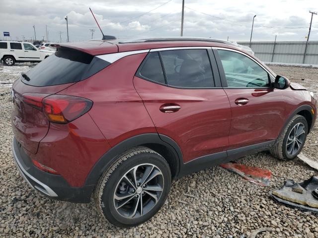 KL4MMESLXNB027142 - 2022 BUICK ENCORE GX SELECT BURGUNDY photo 3