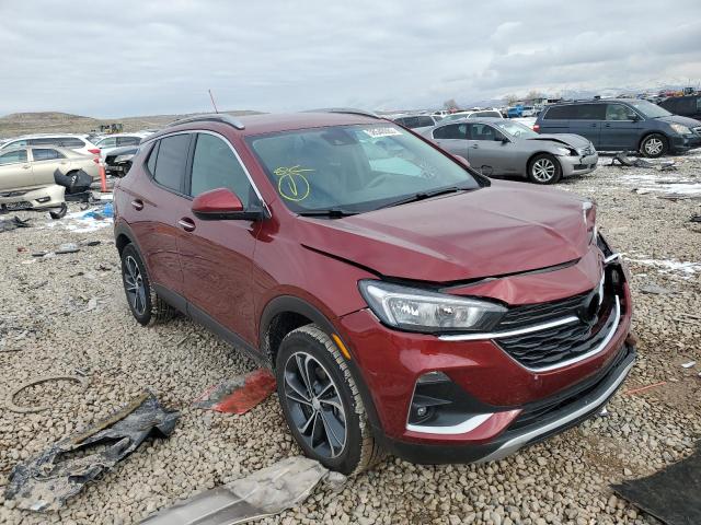 KL4MMESLXNB027142 - 2022 BUICK ENCORE GX SELECT BURGUNDY photo 4