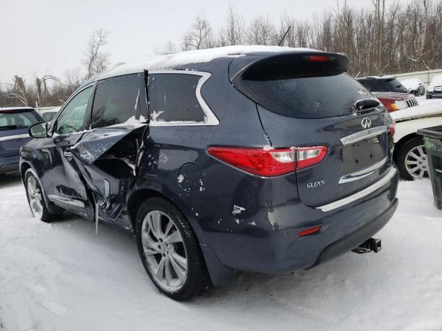 5N1AL0MM9EC505464 - 2014 INFINITI QX60 GRAY photo 2