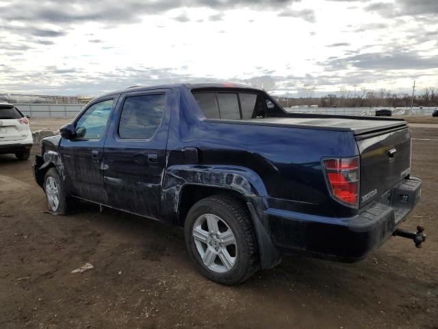 5FPYK1F57EB003208 - 2014 HONDA RIDGELINE RTL BLUE photo 2