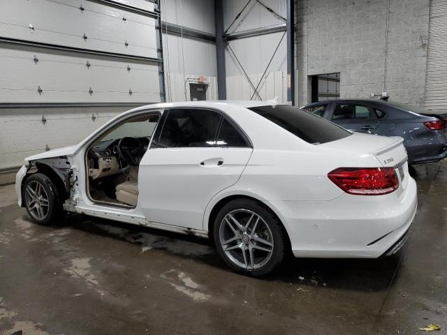 WDDHF8JB8EA919235 - 2014 MERCEDES-BENZ E 350 4MATIC WHITE photo 2