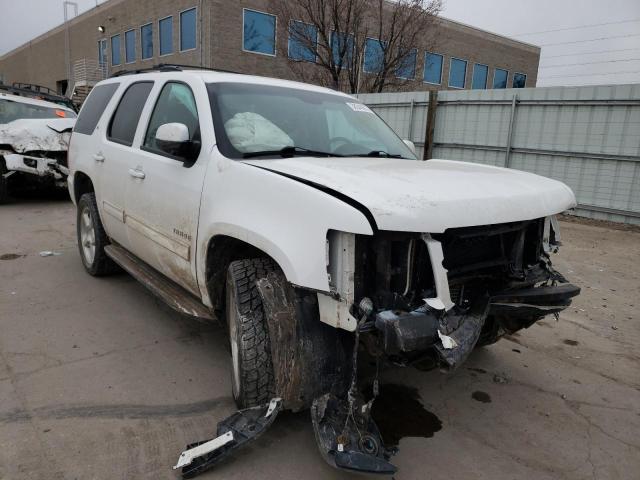 1GNSKBE08DR113887 - 2013 CHEVROLET TAHOE K1500 LT WHITE photo 1