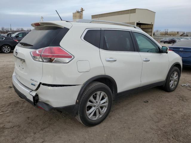 5N1AT2MV3EC827571 - 2014 NISSAN ROGUE S WHITE photo 3