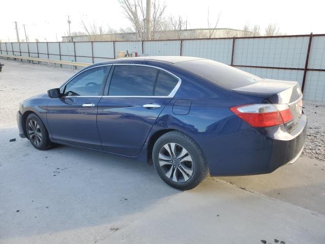 1HGCR2F35DA151174 - 2013 HONDA ACCORD LX BLUE photo 2