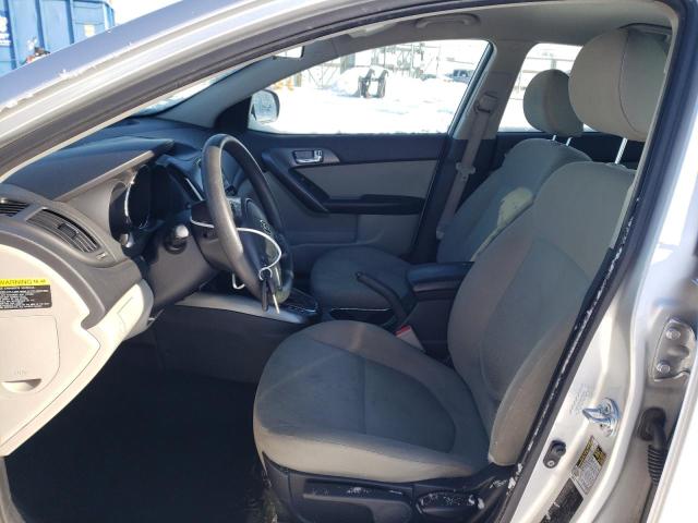 KNAFU4A27D5735635 - 2013 KIA FORTE EX SILVER photo 7