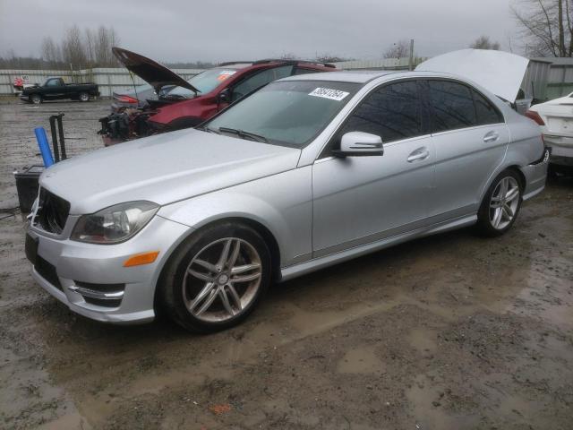 WDDGF8AB1EA952900 - 2014 MERCEDES-BENZ C 300 4MATIC SILVER photo 1