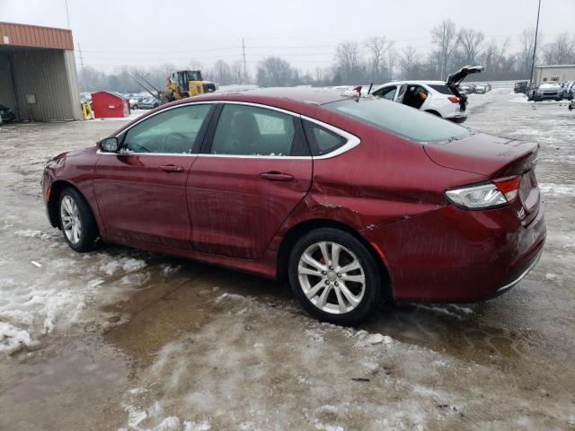 1C3CCCAB4GN168506 - 2016 CHRYSLER 200 LIMITED RED photo 2