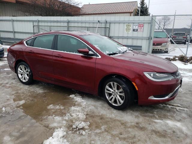 1C3CCCAB4GN168506 - 2016 CHRYSLER 200 LIMITED RED photo 4