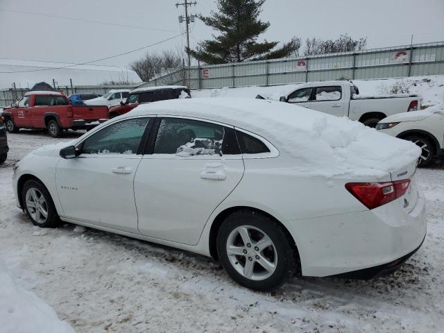 1G1ZB5ST6KF173648 - 2019 CHEVROLET MALIBU LS WHITE photo 2