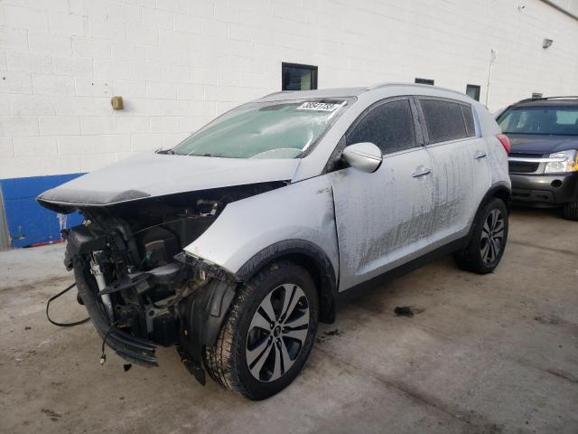 KNDPCCA20B7078523 - 2011 KIA SPORTAGE EX SILVER photo 1