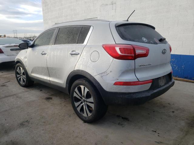 KNDPCCA20B7078523 - 2011 KIA SPORTAGE EX SILVER photo 2