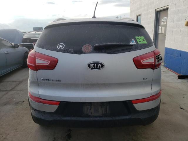 KNDPCCA20B7078523 - 2011 KIA SPORTAGE EX SILVER photo 6