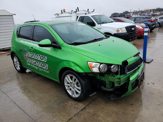 1G1JC6SBXE4220641 - 2014 CHEVROLET SONIC LT GREEN photo 4