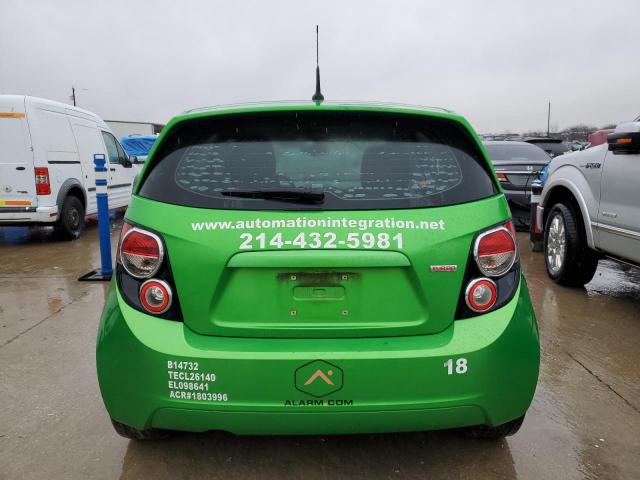 1G1JC6SBXE4220641 - 2014 CHEVROLET SONIC LT GREEN photo 6