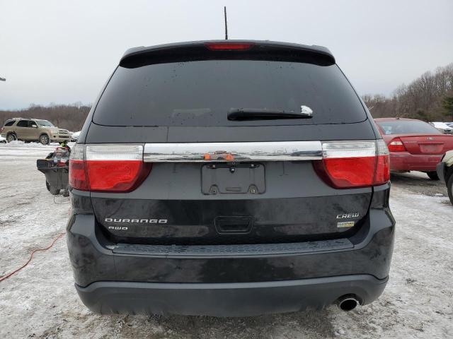 1C4RDJDG5CC144543 - 2012 DODGE DURANGO CREW BLACK photo 6