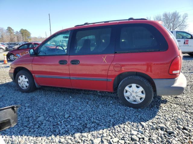 2P4GP25G0XR397121 - 1999 PLYMOUTH VOYAGER RED photo 2