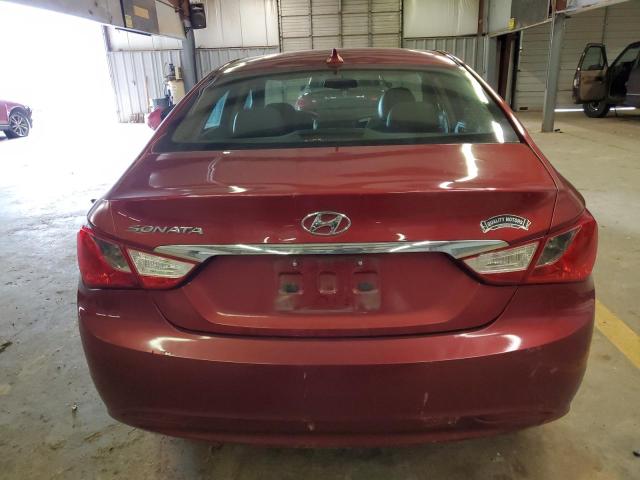 5NPEB4AC3DH737251 - 2013 HYUNDAI SONATA GLS RED photo 6