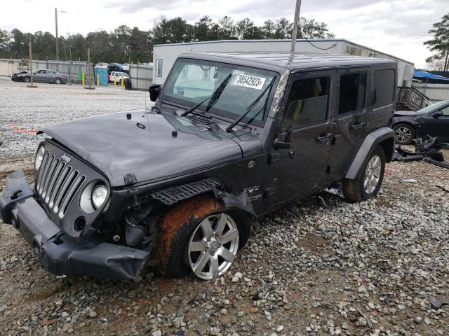 1C4HJWEG7JL823727 - 2018 JEEP WRANGLER U SAHARA CHARCOAL photo 1