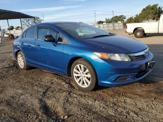 19XFB2F88CE353286 - 2012 HONDA CIVIC EX BLUE photo 4