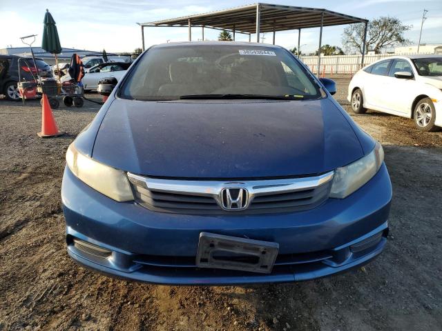 19XFB2F88CE353286 - 2012 HONDA CIVIC EX BLUE photo 5