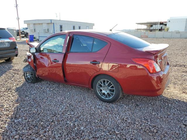 3N1CN7AP3FL885120 - 2015 NISSAN VERSA S RED photo 2