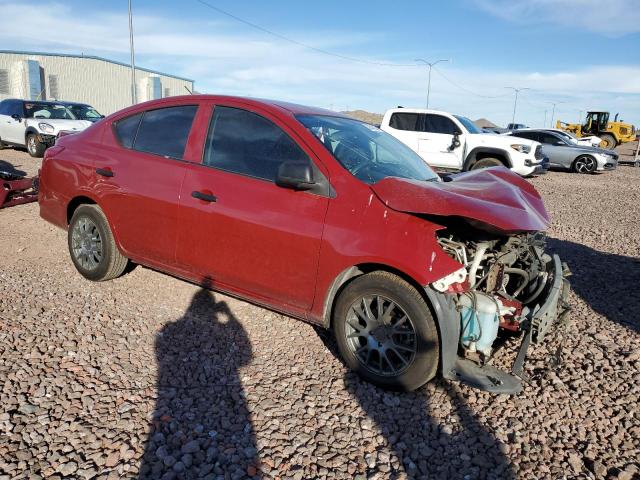 3N1CN7AP3FL885120 - 2015 NISSAN VERSA S RED photo 4