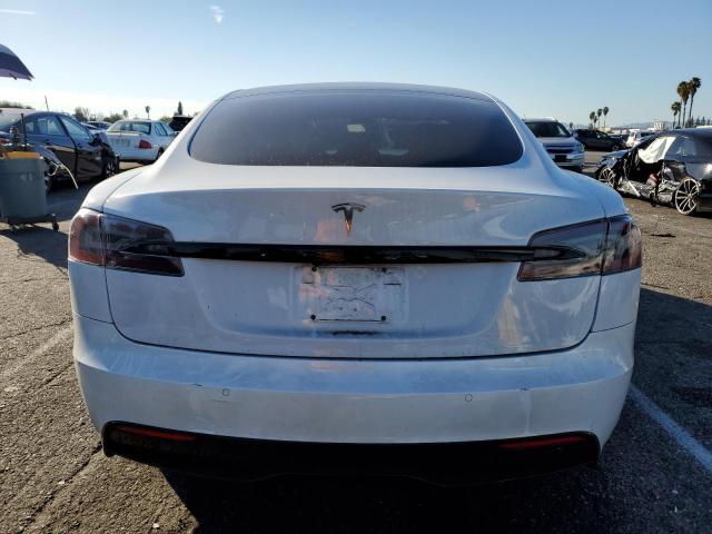 5YJSA1E59NF469984 - 2022 TESLA MODEL S WHITE photo 6