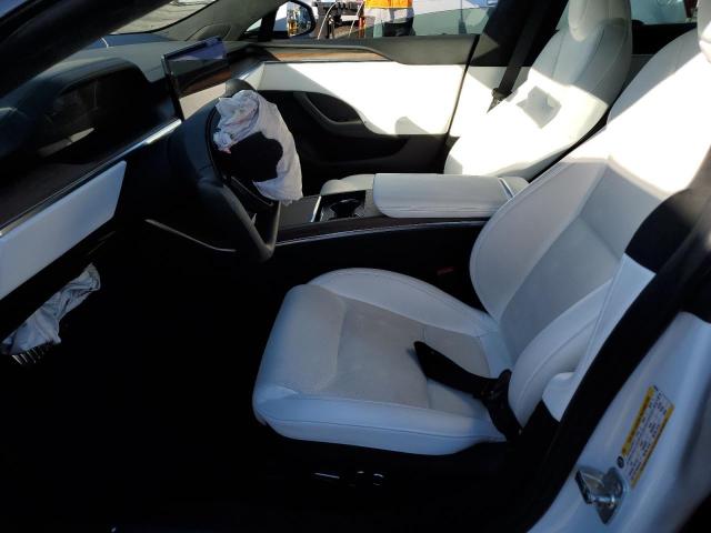 5YJSA1E59NF469984 - 2022 TESLA MODEL S WHITE photo 7