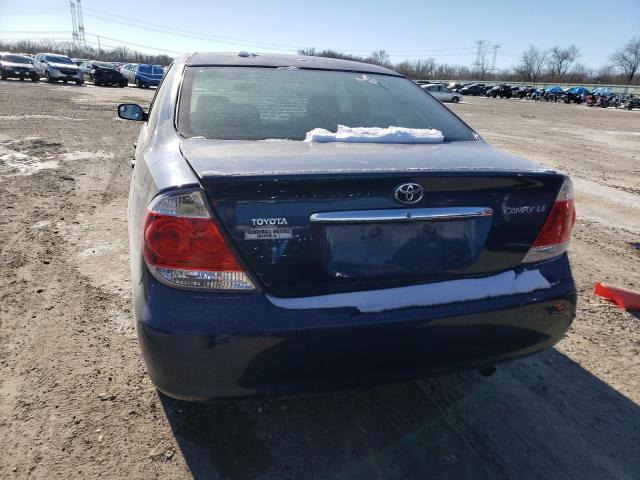 4T1BE32K56U129729 - 2006 TOYOTA CAMRY LE BLUE photo 6