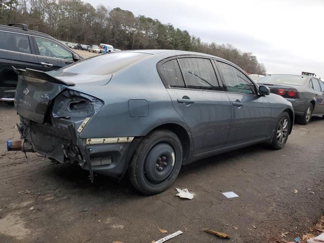 JNKBV61F27M823658 - 2007 INFINITI G35 BLUE photo 3