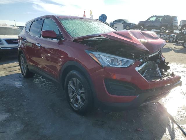 5XYZTDLB3GG323501 - 2016 HYUNDAI SANTA FE S RED photo 4