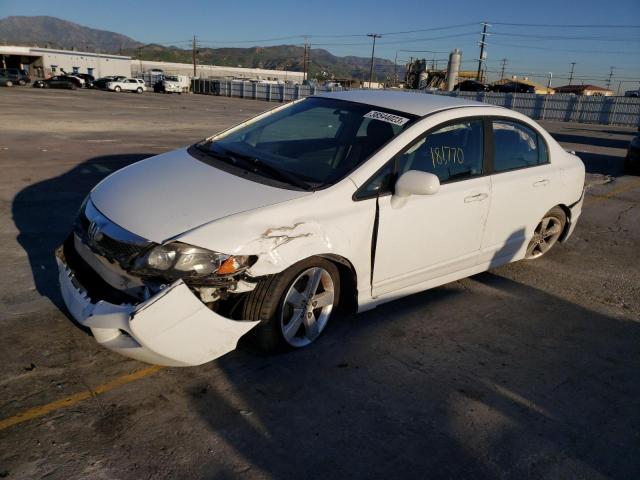 19XFA1F6XAE044606 - 2010 HONDA CIVIC LX-S WHITE photo 1