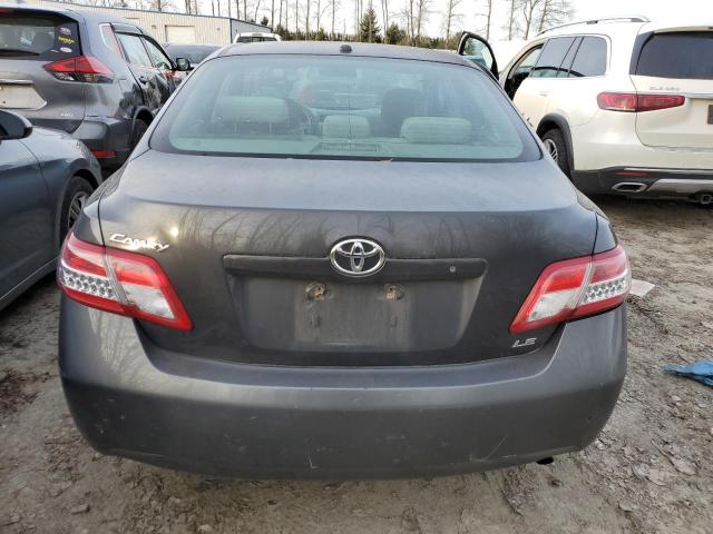 4T1BF3EK1BU122053 - 2011 TOYOTA CAMRY BASE GRAY photo 6