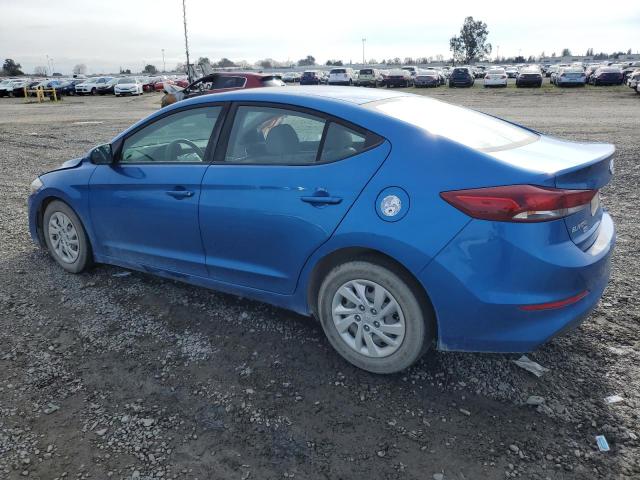 5NPD74LF1JH348804 - 2018 HYUNDAI ELANTRA SE BLUE photo 2