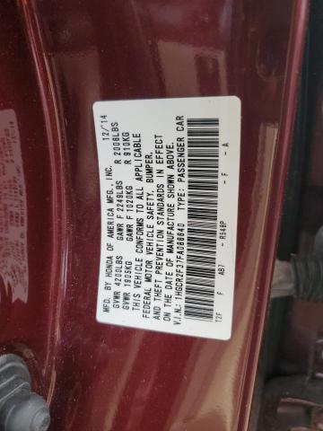 1HGCR2F37FA086640 - 2015 HONDA ACCORD LX BURGUNDY photo 13