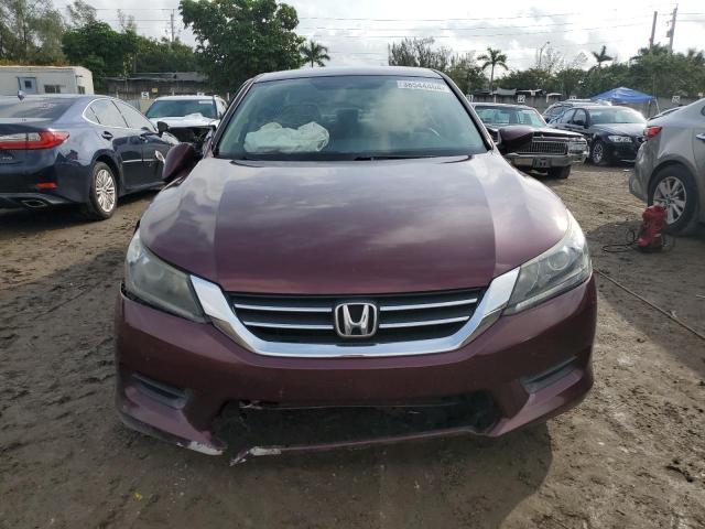 1HGCR2F37FA086640 - 2015 HONDA ACCORD LX BURGUNDY photo 5