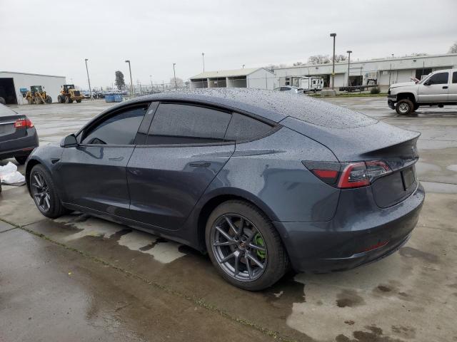 5YJ3E1EA3MF878163 - 2021 TESLA MODEL 3 CHARCOAL photo 2