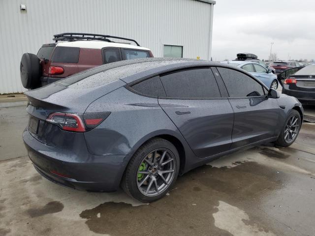 5YJ3E1EA3MF878163 - 2021 TESLA MODEL 3 CHARCOAL photo 3