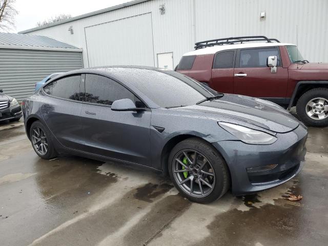 5YJ3E1EA3MF878163 - 2021 TESLA MODEL 3 CHARCOAL photo 4