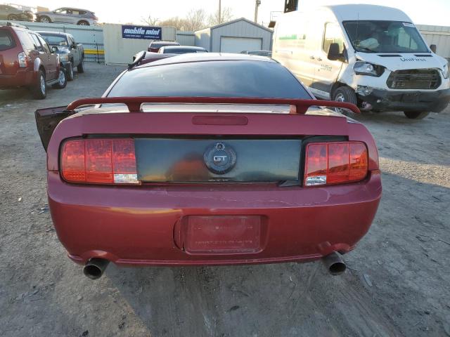 1ZVFT82HX65194354 - 2006 FORD MUSTANG GT RED photo 6