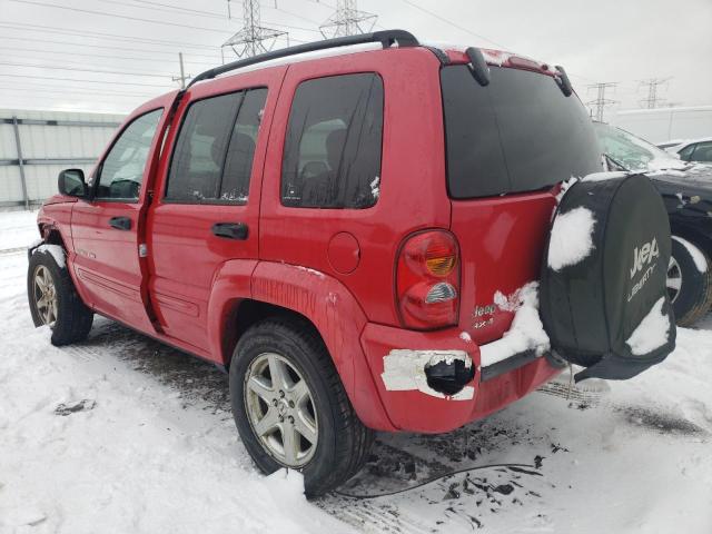 1J8GL58K03W621905 - 2003 JEEP LIBERTY LIMITED RED photo 2